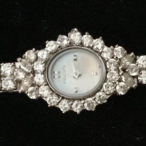 Elgin watch with mother of pearl dial